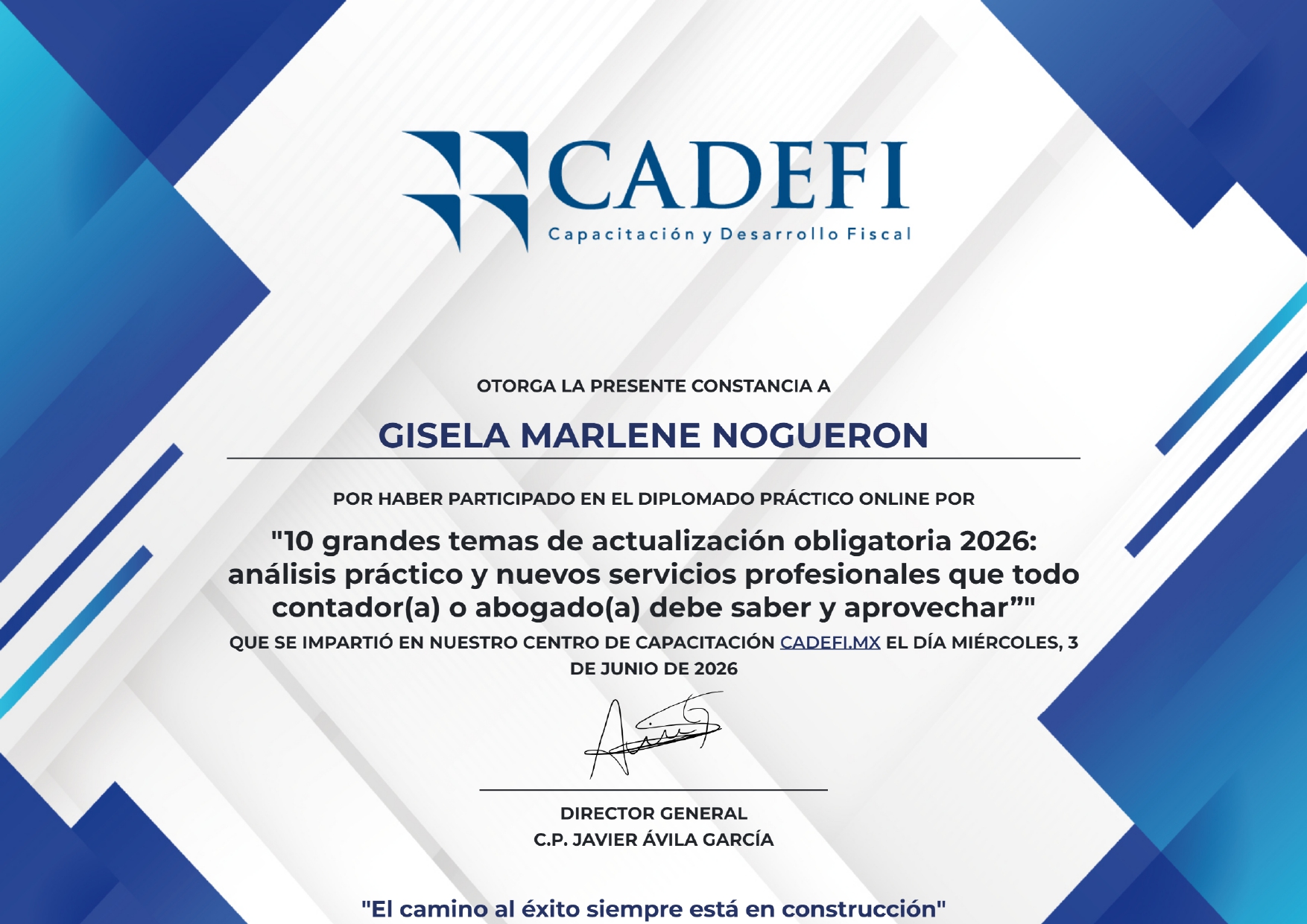 Actualización Fiscal 2026 - CADEFI