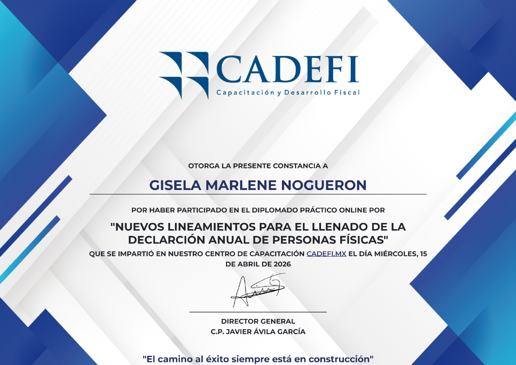 Actualización Fiscal 2026 - CADEFI